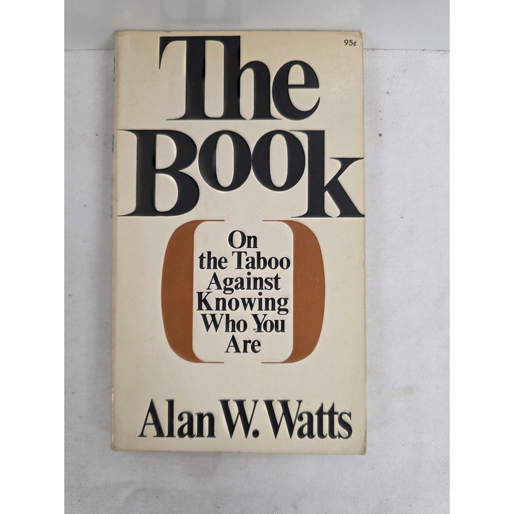 Alan Watts The Book On the Taboo Against Knowing Who You Are 1970 Collier PB